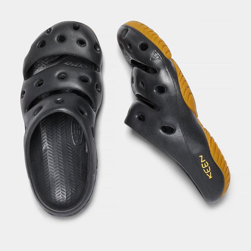 Sandalias Keen Yogui Para Hombre Negros - Sandalias Keen Mexico (769452-UBM)